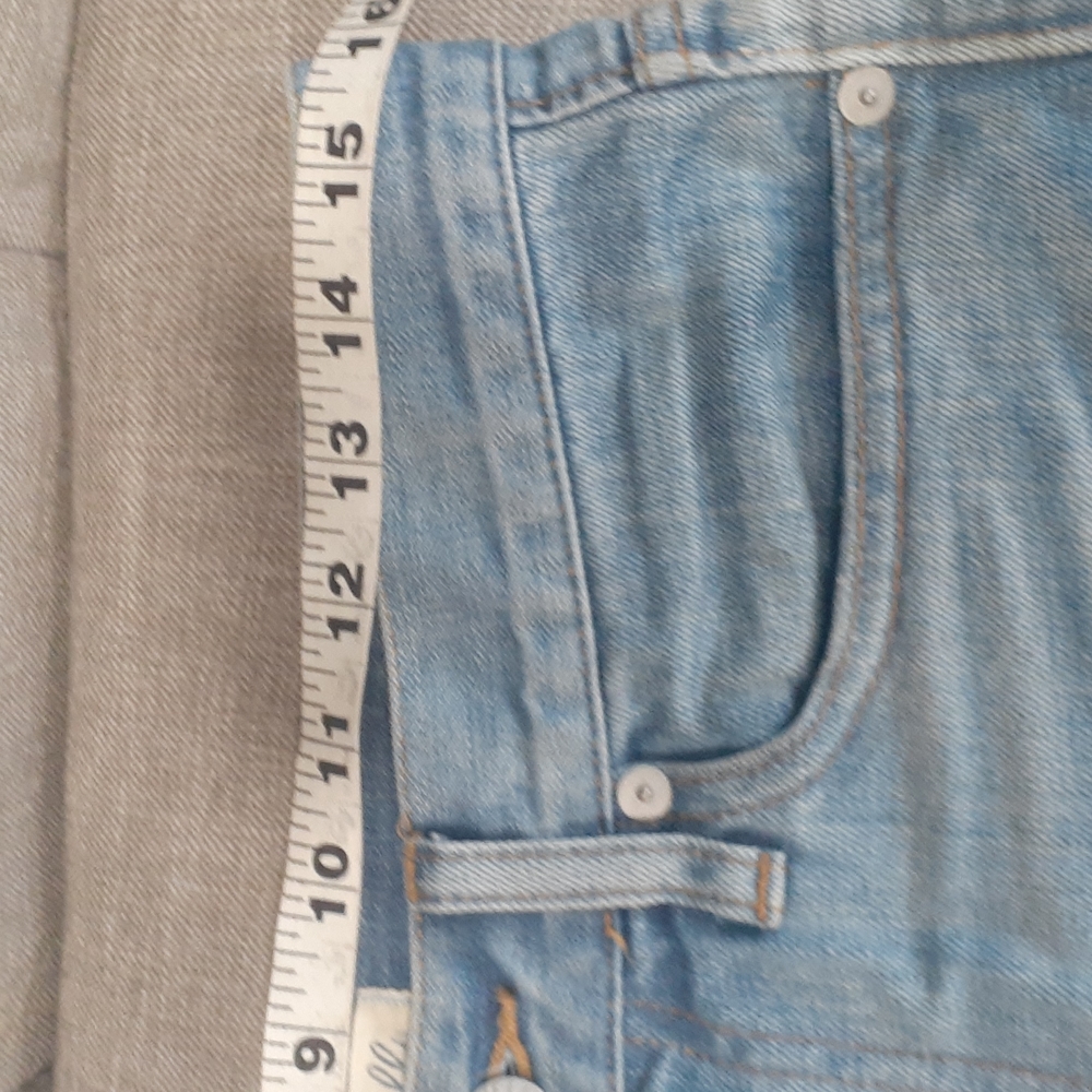 Madewell  cuff  jeans shorts size 25 - Picture 3 of 8